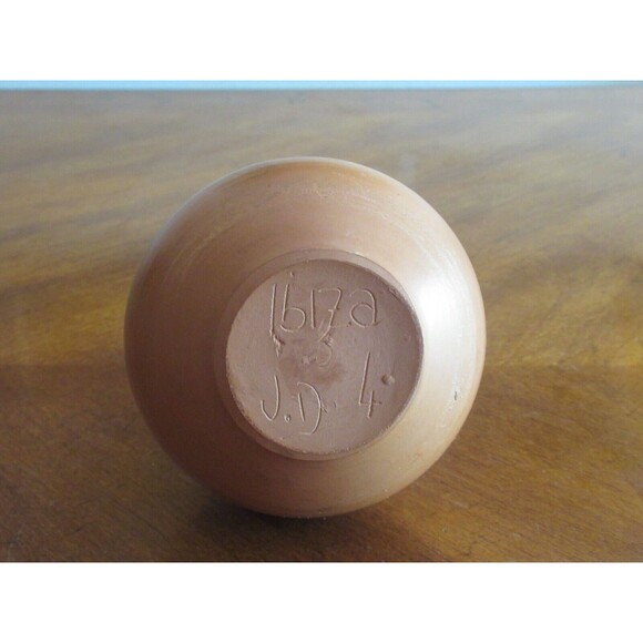 Terra Cotta Ceramic 7.5” Bottle Vase Handmade Ibiza Spain Souvenir Clay Pottery - Picture 9 of 9